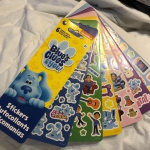 Sandylion Blues Clues & You 6 Page Sticker Book Filled with over 106 stickers